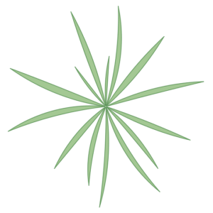 A imagem mostra o Bloco Dinâmico de Herbáceas, modelo simples 2 em fundo branco.