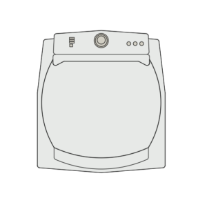 A imagem mostra o Bloco Dinâmico de Máquina de Lavar Brastemp Ative BWG11A, em fundo branco.